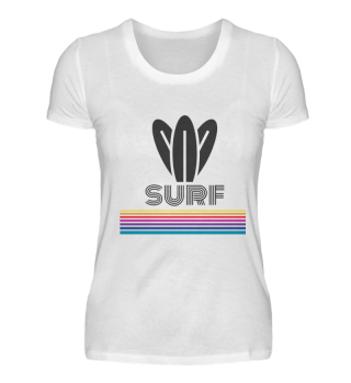 Womens SURF Tee Multi-Colours 