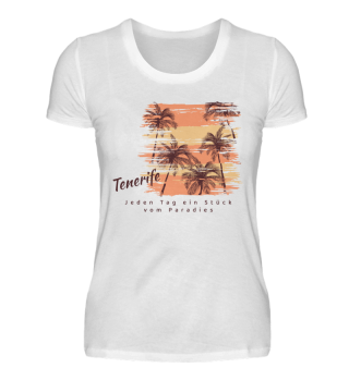 T-Shirt Damen Oranic / Tenerife
