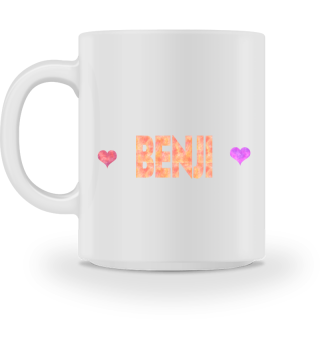 Benji Kaffeetasse mit Herzen