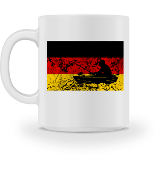 Deutschland Flagge Angeln Geschenk