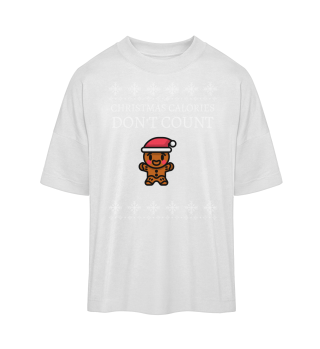 Christmas Calories Don't Count Weihnachtsmann Ugly Xmas Sweater