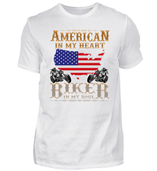 Biker In My Soul - USA in Gift Geschenk