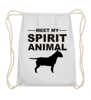 Meet Spirit Animal - bullterrier - black