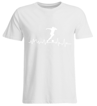 Heartbeat Fussballer - T-Shirt