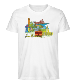 San Francisco Tshirt, San Francisco Design, Golden Gate Bridge Graphic,
