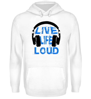 Live, Life, Loud Geschenk für Musiker