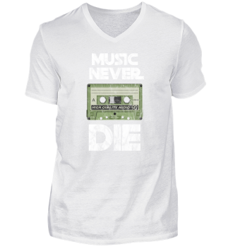 Music Never Die Cassette Audio Retro