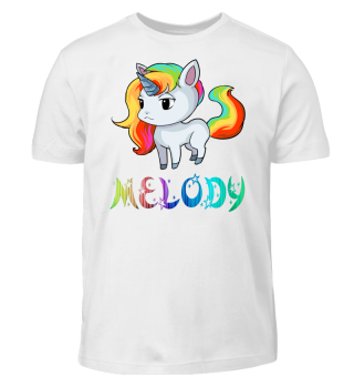 Melody Unicorn Kids T-Shirt