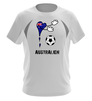 Flagge Fanshirt Australien Fußball