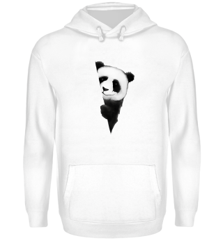 Panda Bär um die Ecke Pandabear Geschenk