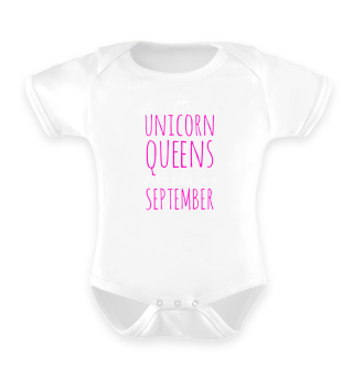 Unicorn Queens are born in September