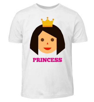 Prinzessin Kinder Shirt Königin Krone