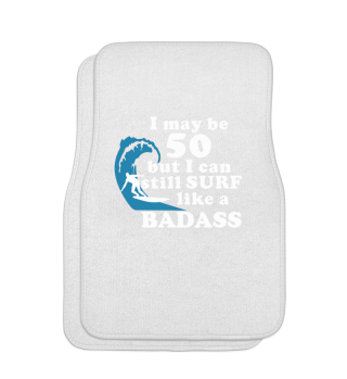 Funny 50th Birthday Surf Shirt Nice Gift