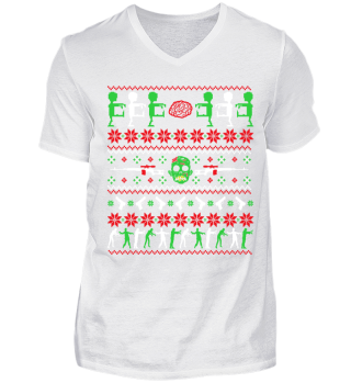 XMas Zombie Ugly Christmas Sweater Style