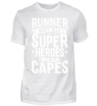 Running Runner Shirt Not All SUperheroes