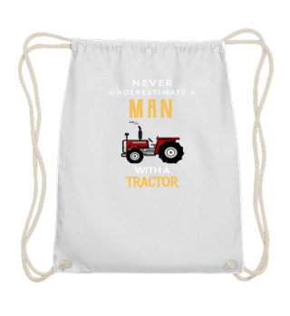 Never underestimate a man with tractor!