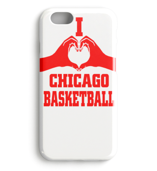 chicago love basketball heart