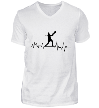 Heartbeat Tennis - T-Shirt