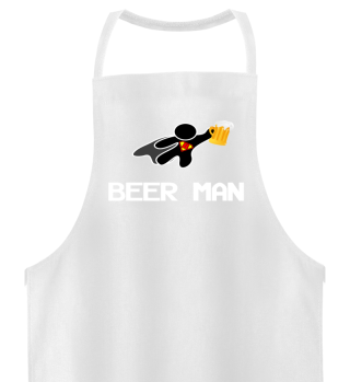 Beer Man Superhero 
