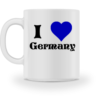 I Love Germany Blau 