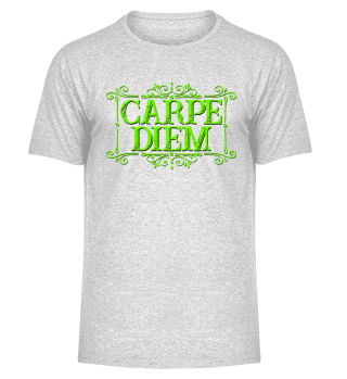 CARPE DIEM - vintage frame green T-Shirt