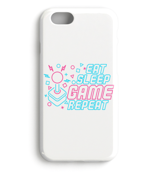 Eat Sleep Game Repeat Funny Gift For Gamers