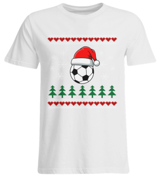 Ugly Christmas Soccer Winter Snow Design