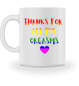 Thanks for all the orgasms Pride edition