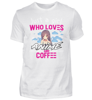 Tjej som älskar anime och kaffe
