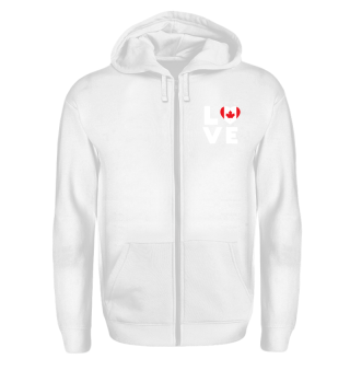 I love LOVE Canada Flag Flag Heart