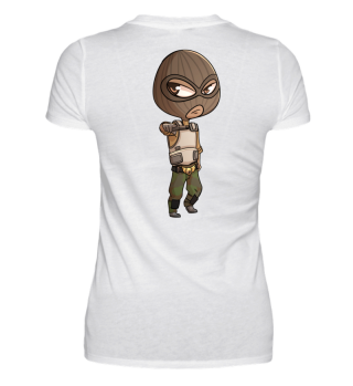 Cute Sweet Terrorist CS Gaming T-Shirt