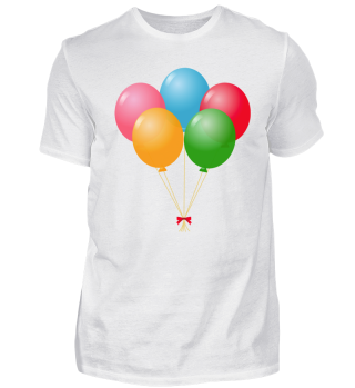 Luftballons bunt Geschenkidee Geburtstag