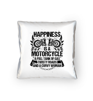 Happiness: Motorcycle, Roads, Girl - Gift