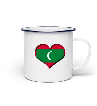 Malediven Herz Flagge