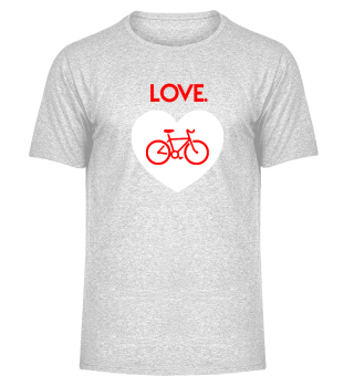 In love with biking! Fahrradliebhaber T-