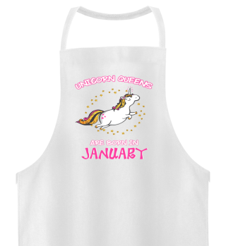 Unicorn Queens are Born in January Shirt