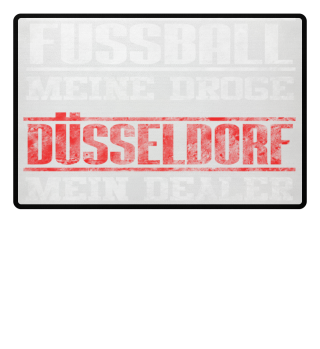 Düsseldorf Fußmatte Fußball Fan Geschenk