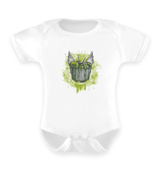 green slime Bucket with Wing Monster