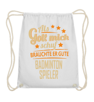 Badminton Spieler Herren T-Shirt Spruch