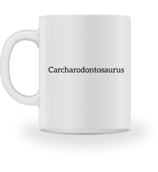 Carcharodontosaurus Dinosaurier Geschenk