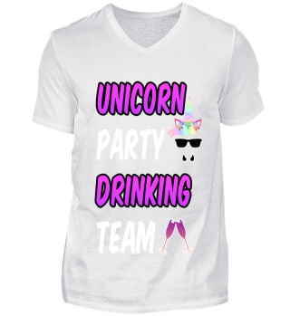 Einhorn Unicorn Party Drinking Team JGA