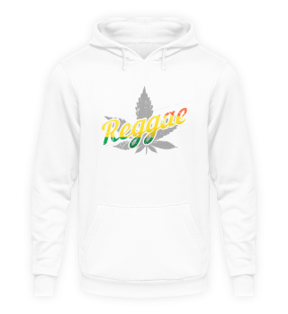 Reggae Farben und Blatt T-Shirt