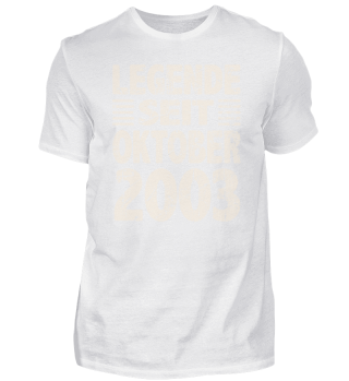 Oktober 2003 Legende seit 20 Jahren Mann