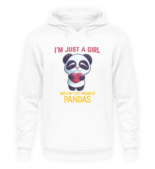 Girls Love Panda animal gift