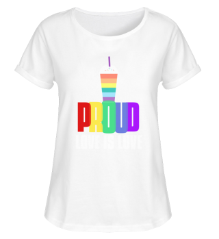Proud LGBT Shirt Love is Love TShirt LGBTQ Pride Lesbian Gay