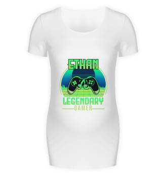 Ethan Legendary Gamer - Personalized Name Gift graphic