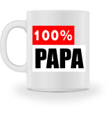 Vater Tasse 100% Papa