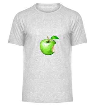 Apfel Polygon Frucht Geschenk Geometrie