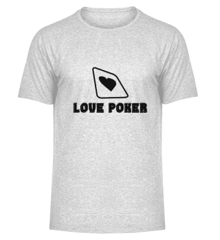 Love Poker game cards chips | gift idea