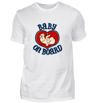 Baby on Board Heart
